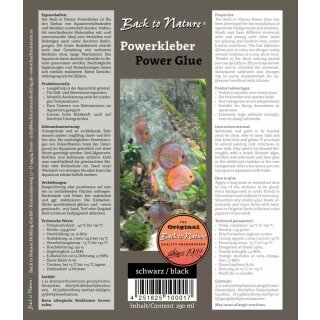 Back to Nature Power Kleber schwarz 290ml