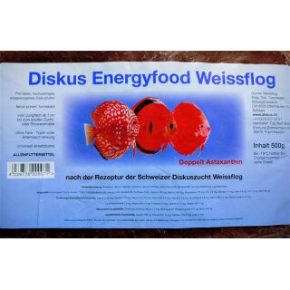 Diskus Energyfood Weissflog 200g Flachtafel