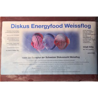 Diskus Energyfood Weissflog 200g Flachtafel